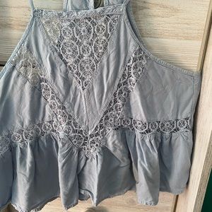 Light blue tank top